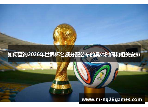 如何查询2026年世界杯名额分配公布的具体时间和相关安排